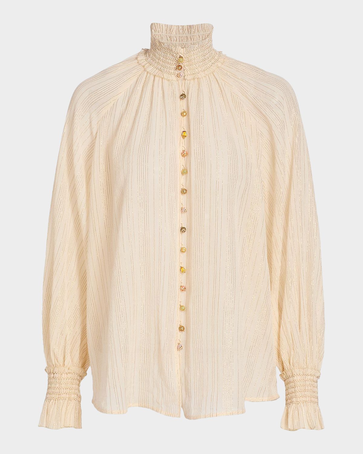 Zimmermann Aster Buttoned Blouse | Thumbnail 8