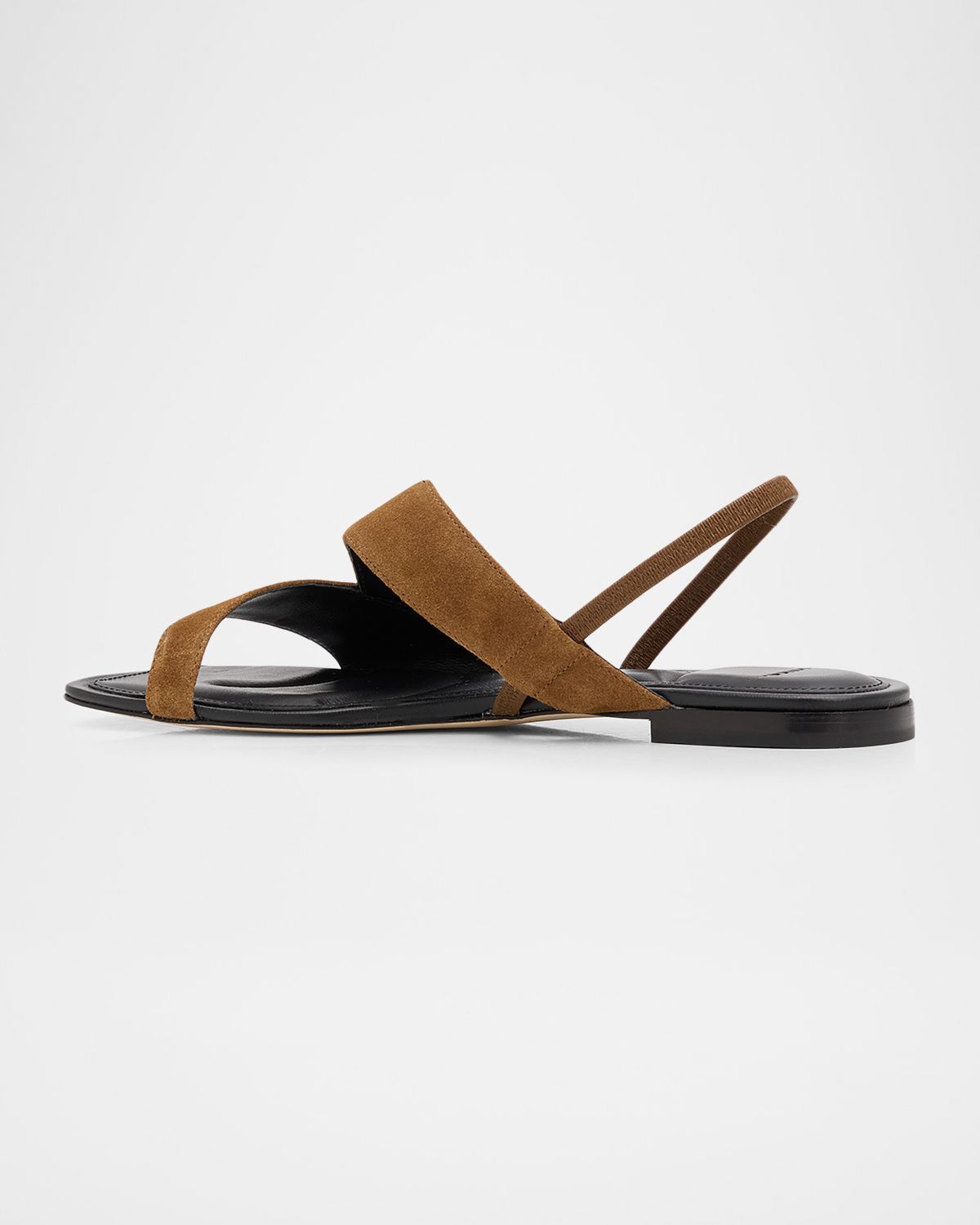 Vince Parker Suede Flat Slingback Sandals