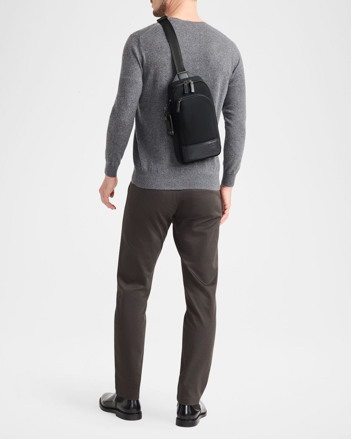 Tumi Harrison Gregory Leather Sling Bag