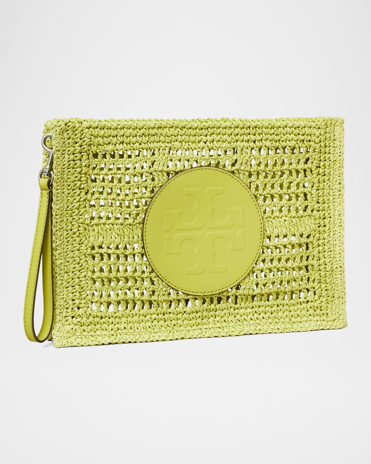 Tory Burch Ella Hand-Crocheted Paper Raffia Pouch Bag | Thumbnail 5 Tory Burch Ella Hand-Crocheted Paper Raffia Pouch Bag | Thumbnail 5