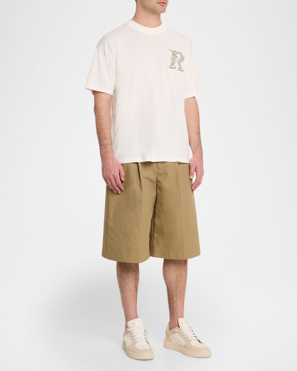 REPRESENT Men 's Western Initial Cotton T-Shirt