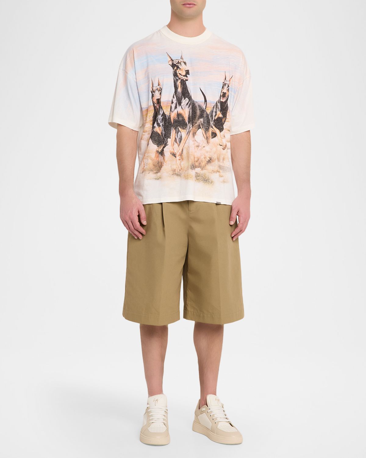 REPRESENT Men 's Western Doberman T-Shirt