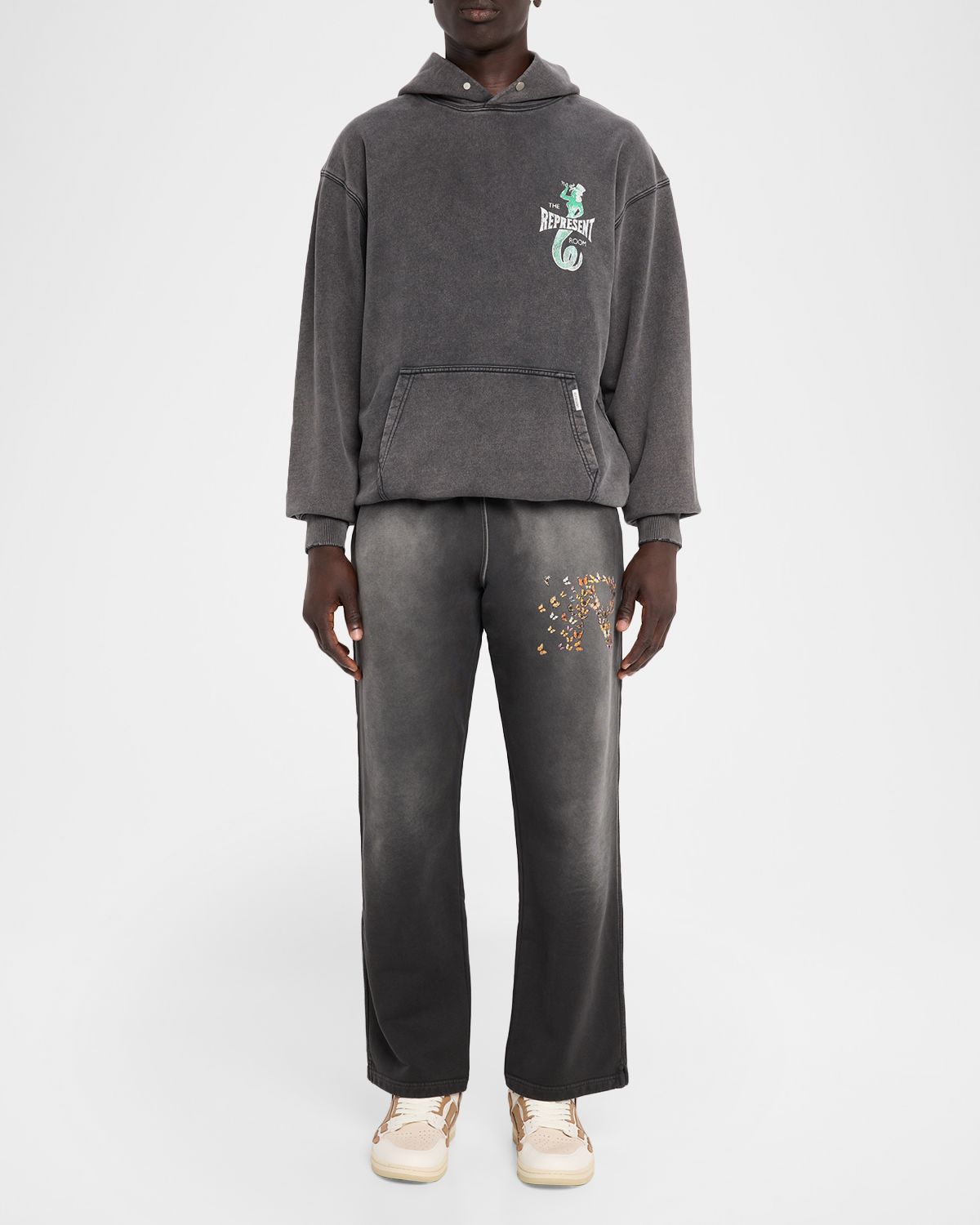 REPRESENT Men 's The Viper Room Cotton Hoodie