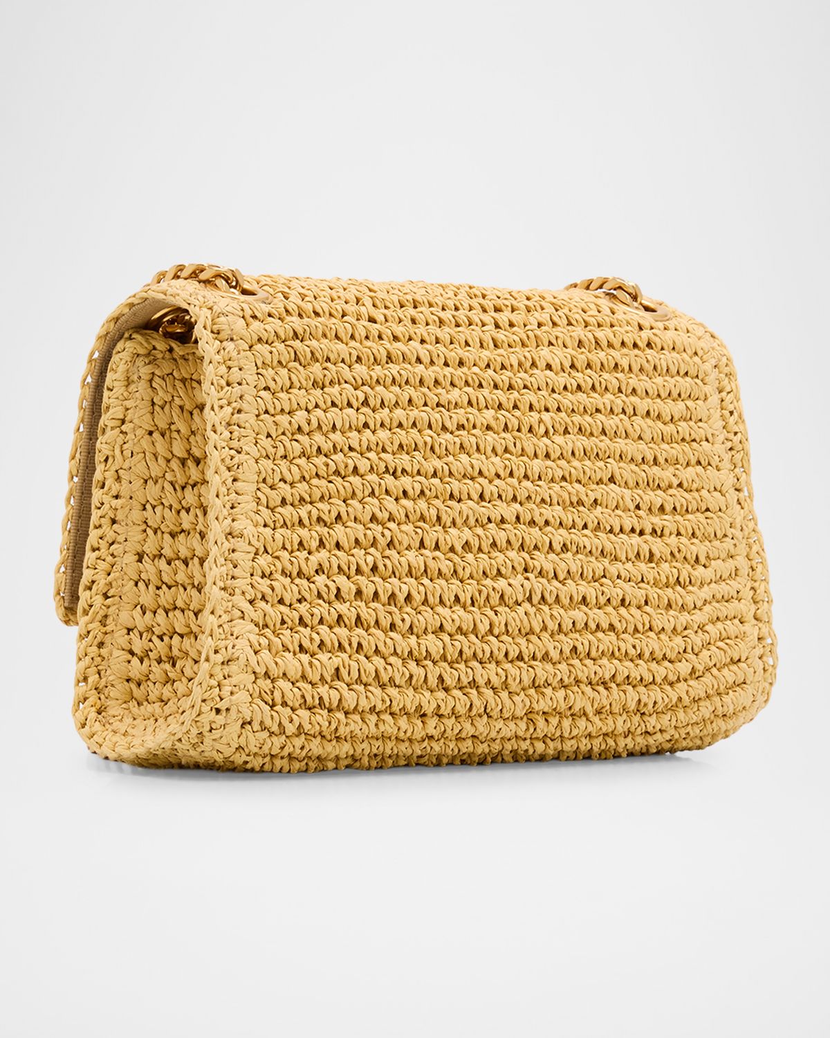 Tory Burch Kira Turnlock Mini Crochet Shoulder Bag