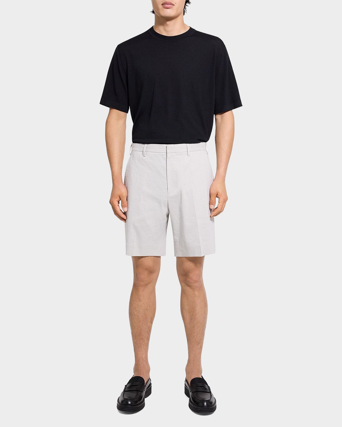 Theory Men 's Organic Linen Classic Fit Shorts