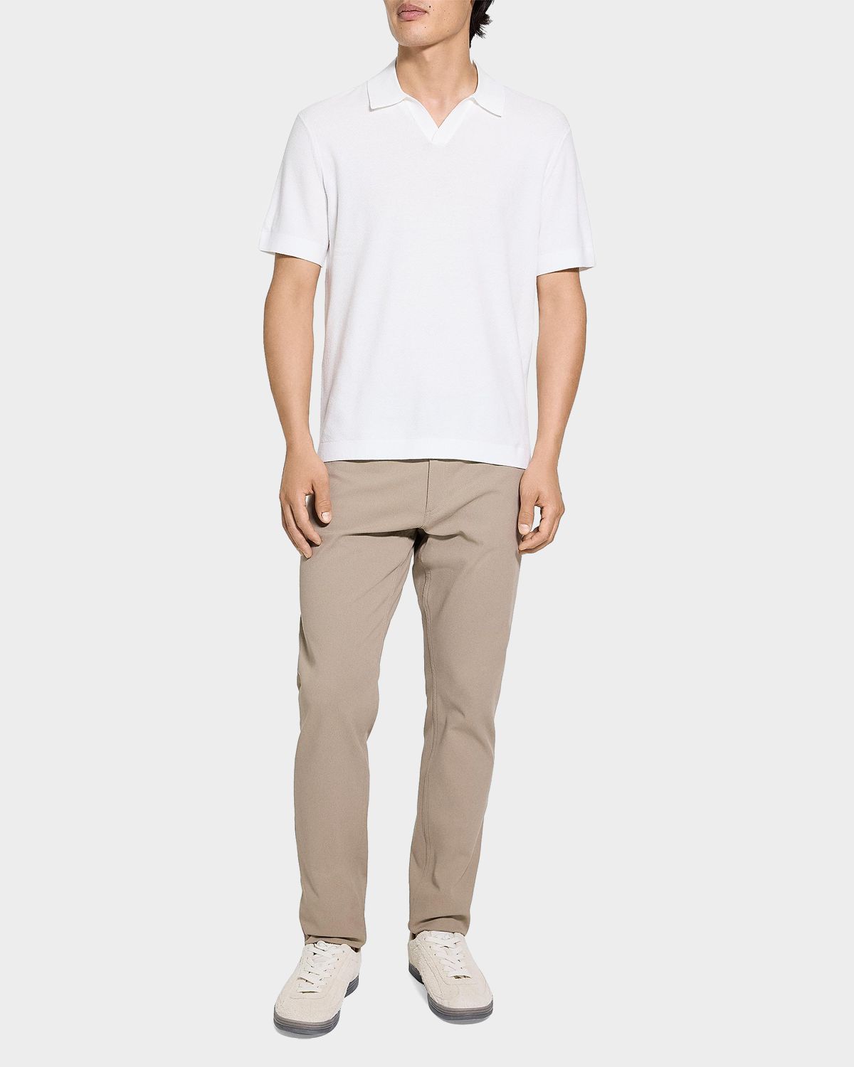 Theory Men 's Brenan Johnny Collar Polo Shirt | Thumbnail 2