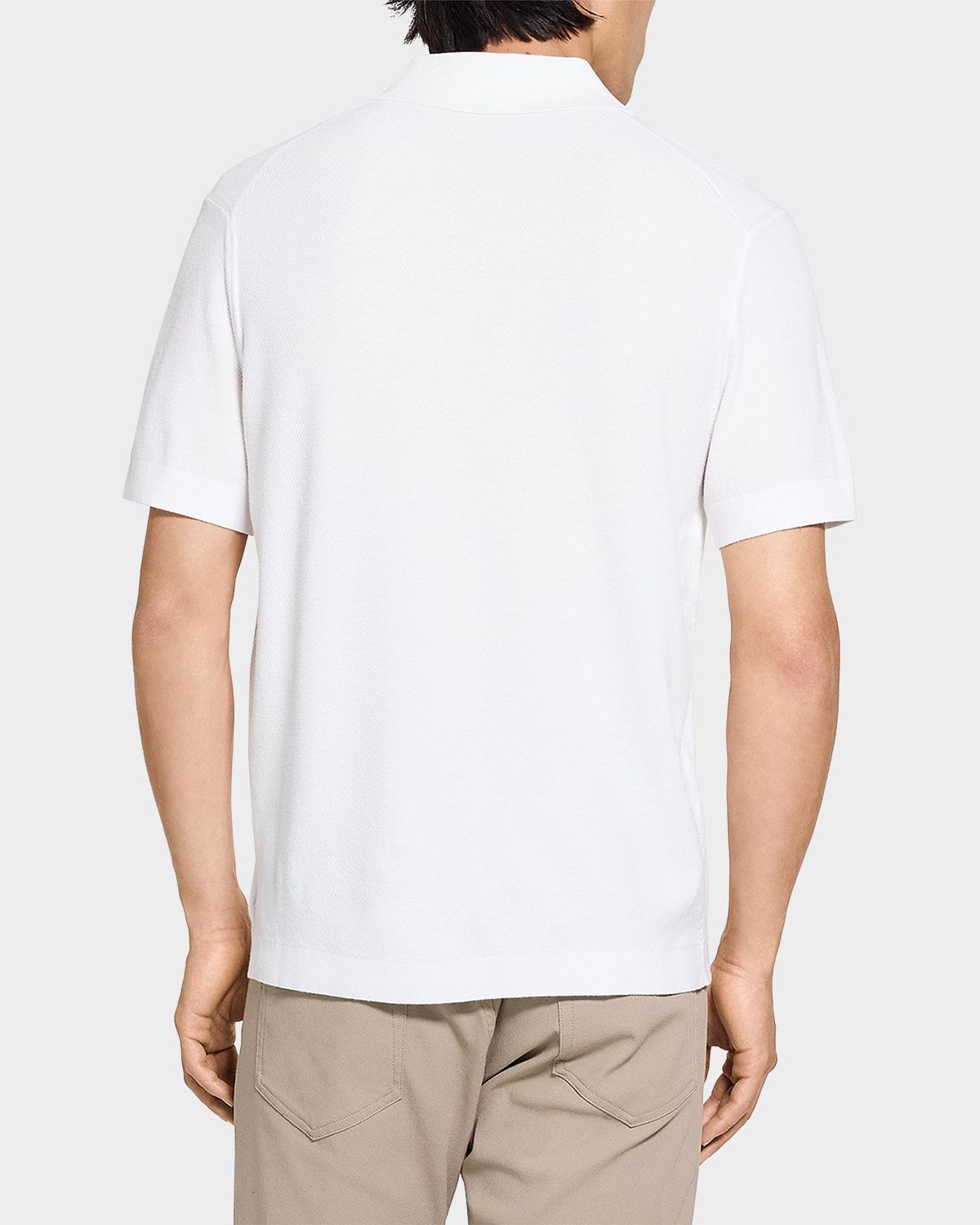 Theory Men 's Brenan Johnny Collar Polo Shirt | Thumbnail 3