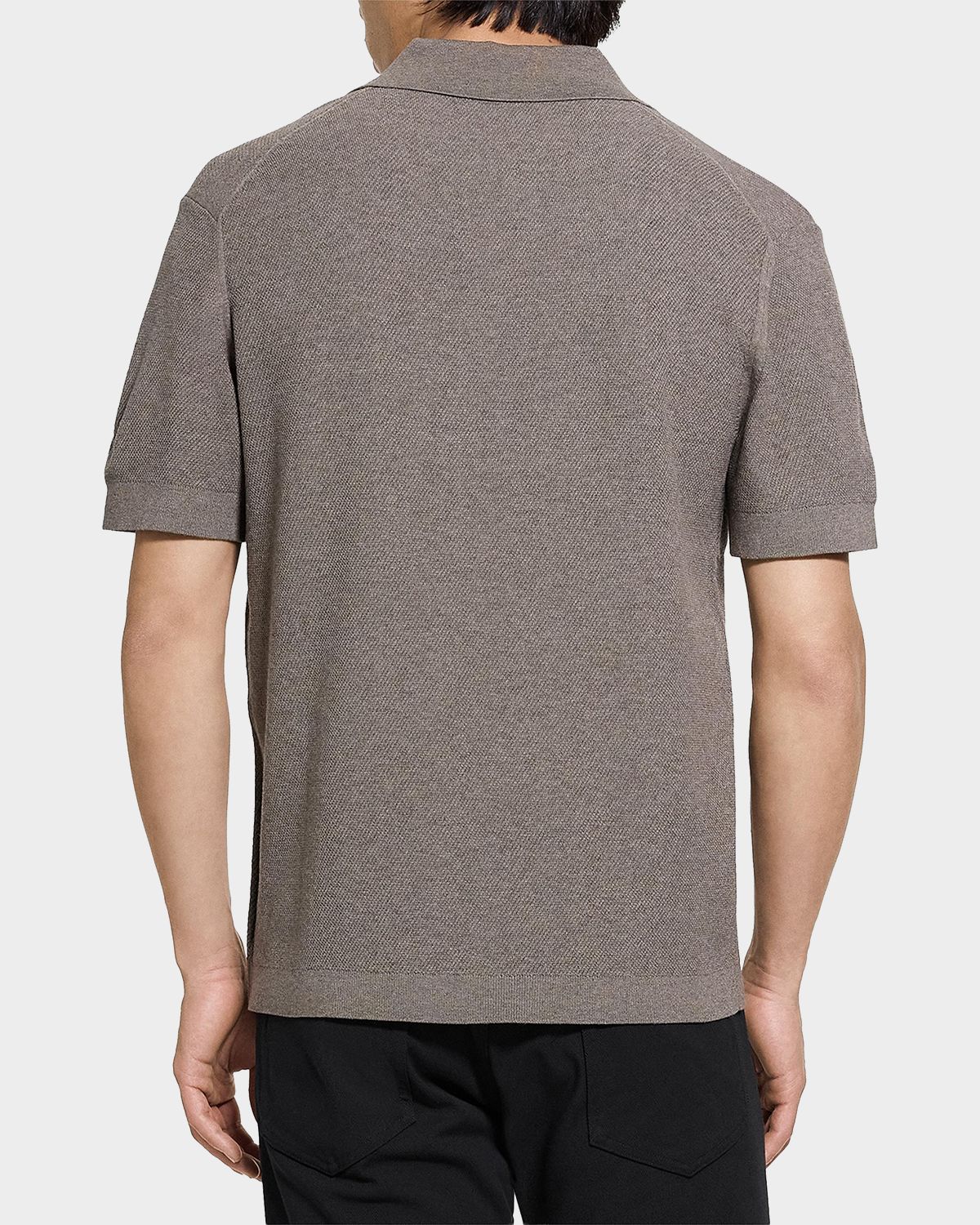 Theory Men 's Brenan Johnny Collar Polo Shirt | Thumbnail 3