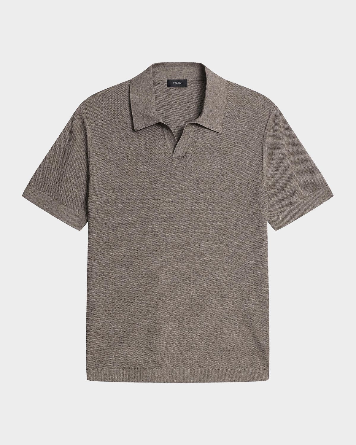 Theory Men 's Brenan Johnny Collar Polo Shirt
