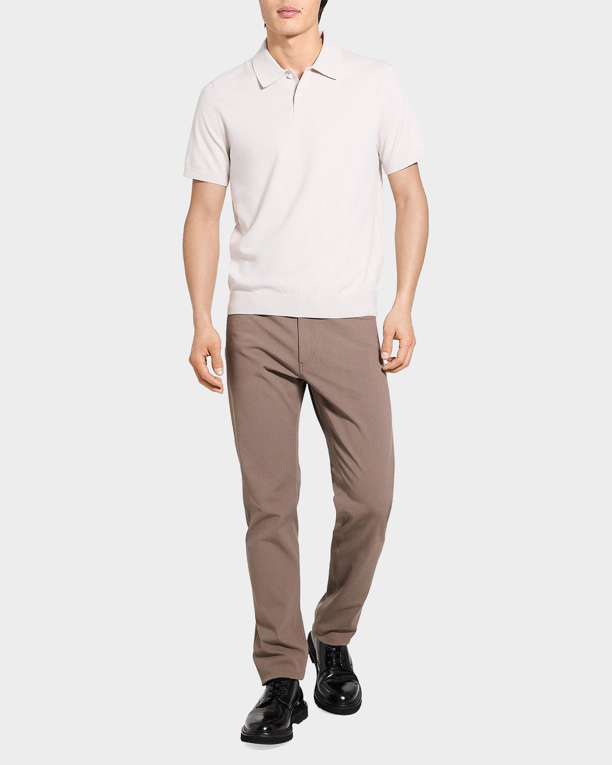 Theory Men 's Soris Viscose Knit Polo Shirt