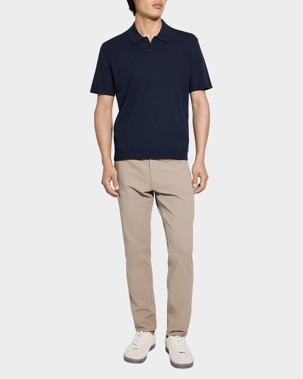Theory Men 's Soris Viscose Knit Polo Shirt