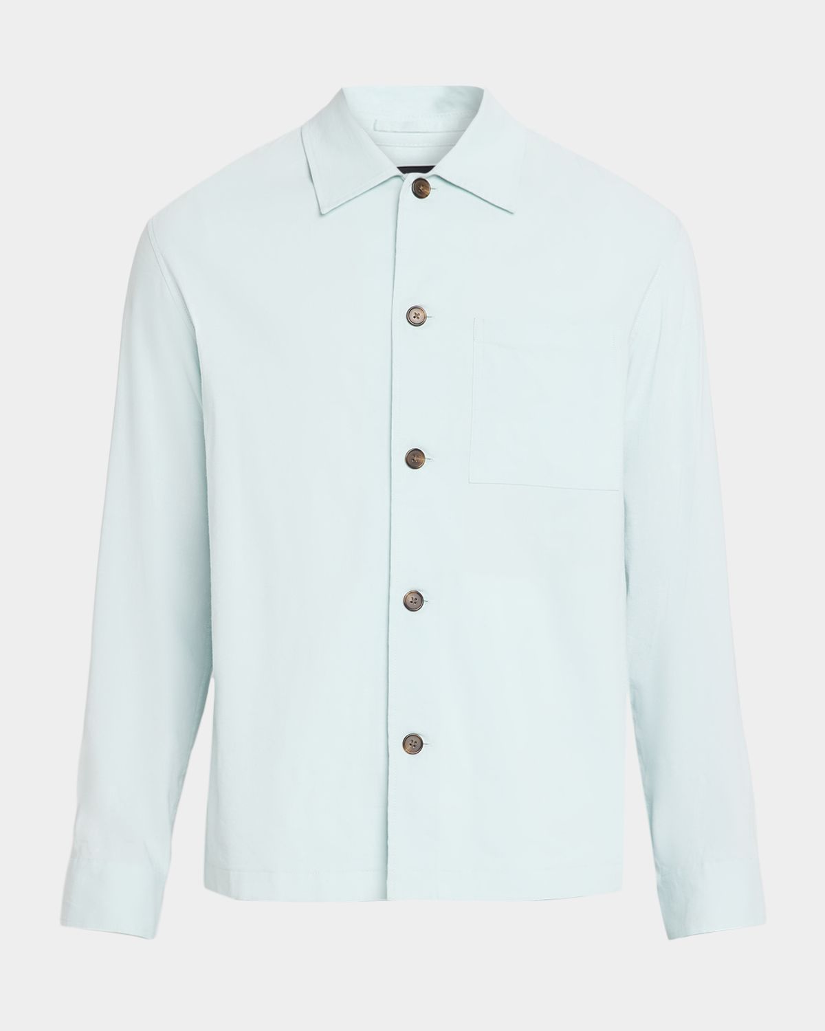 Theory Men 's Organic Linen Pocket Overshirt