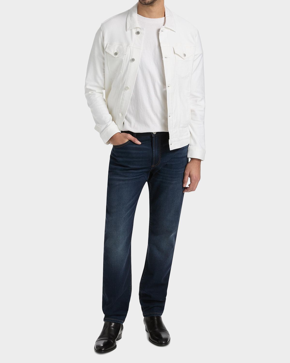 monfrere Men 's Brando Slim Straight-Leg Jeans