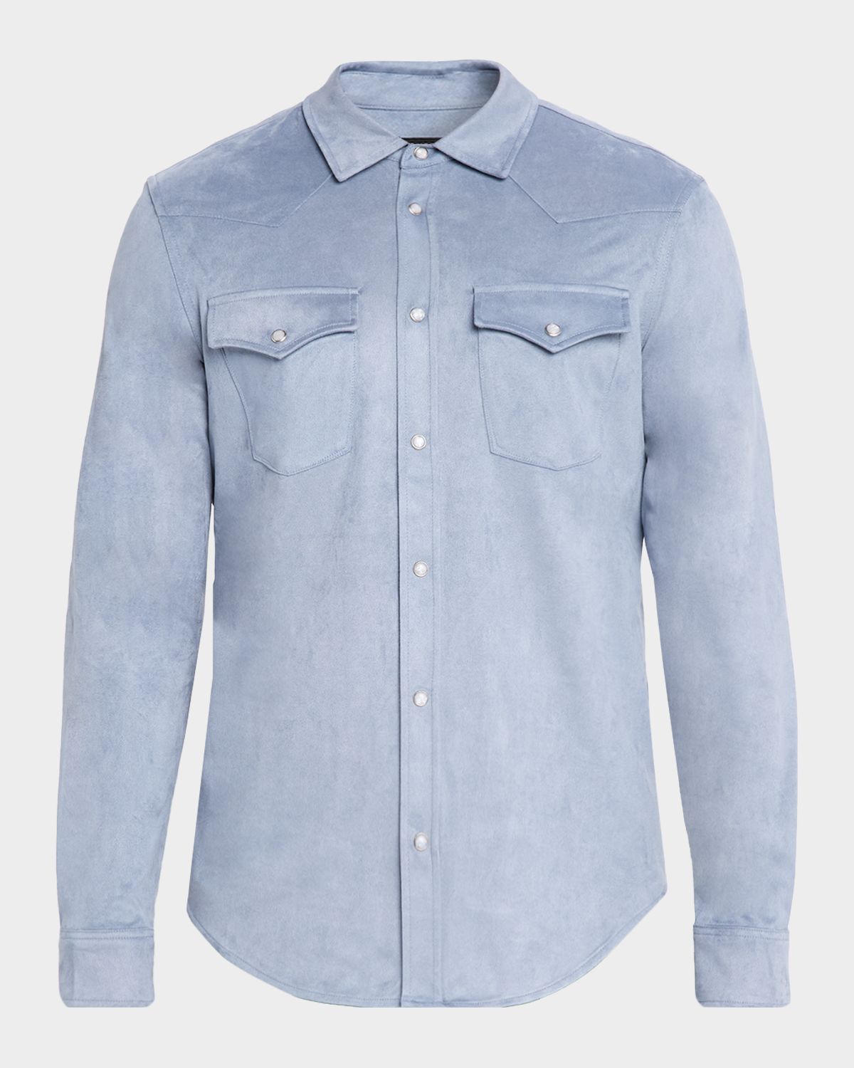monfrere Men 's Eastwood Faux Suede Slim-Fit Shirt