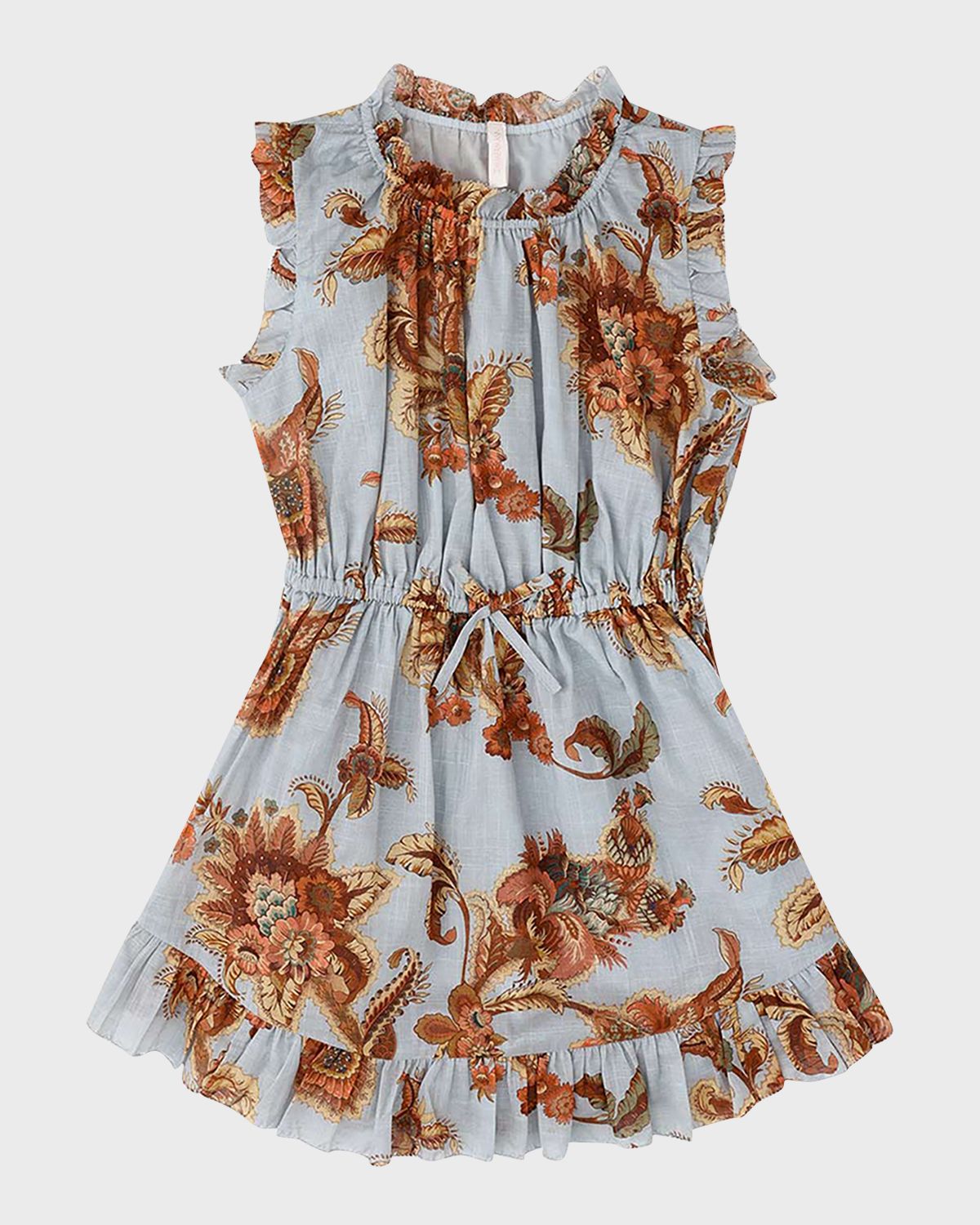 Zimmermann Girl 's Aster Printed Flip Dress, Size 1-12 | Thumbnail 3 Zimmermann Girl 's Aster Printed Flip Dress, Size 1-12 | Thumbnail 3