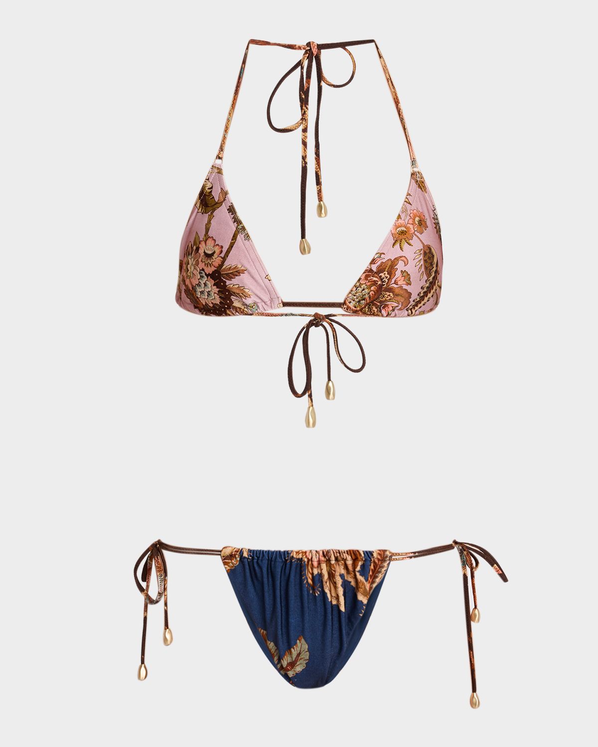 Zimmermann Aster Spliced Triangle Two-Piece Swimsuit | Thumbnail 5