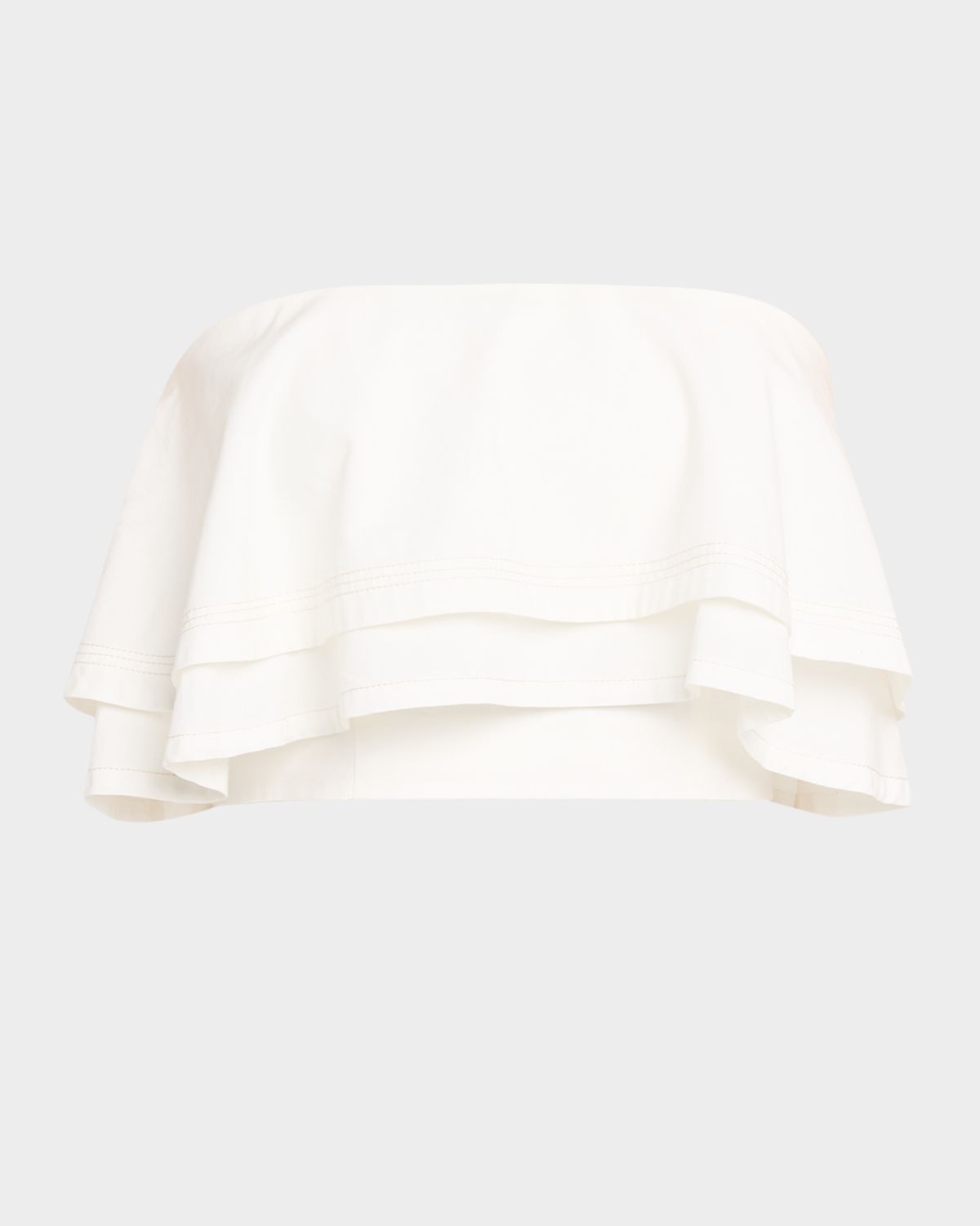 Ramy Brook Poppy Strapless Ruffle Top