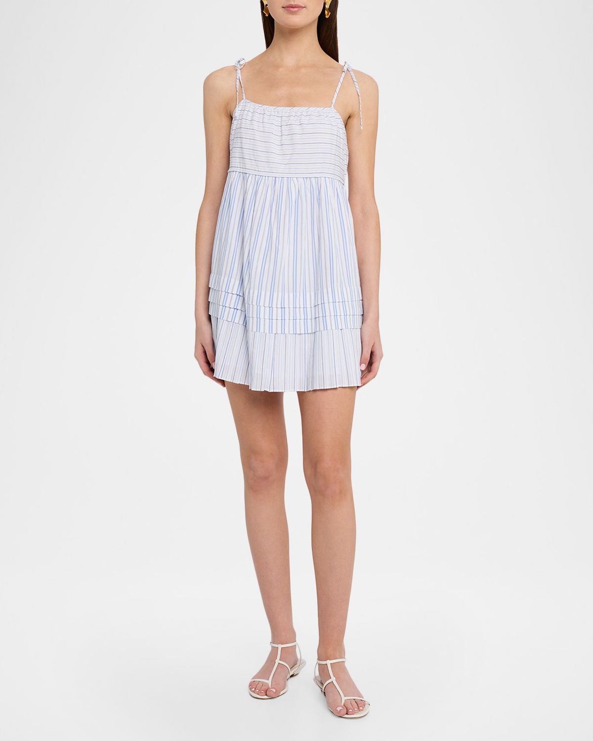 Ramy Brook Lacie Tie-Shoulder Mini Dress