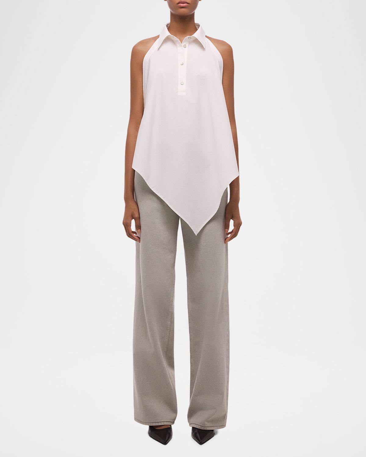 Helmut Lang Collar Scarf Top | Thumbnail 7