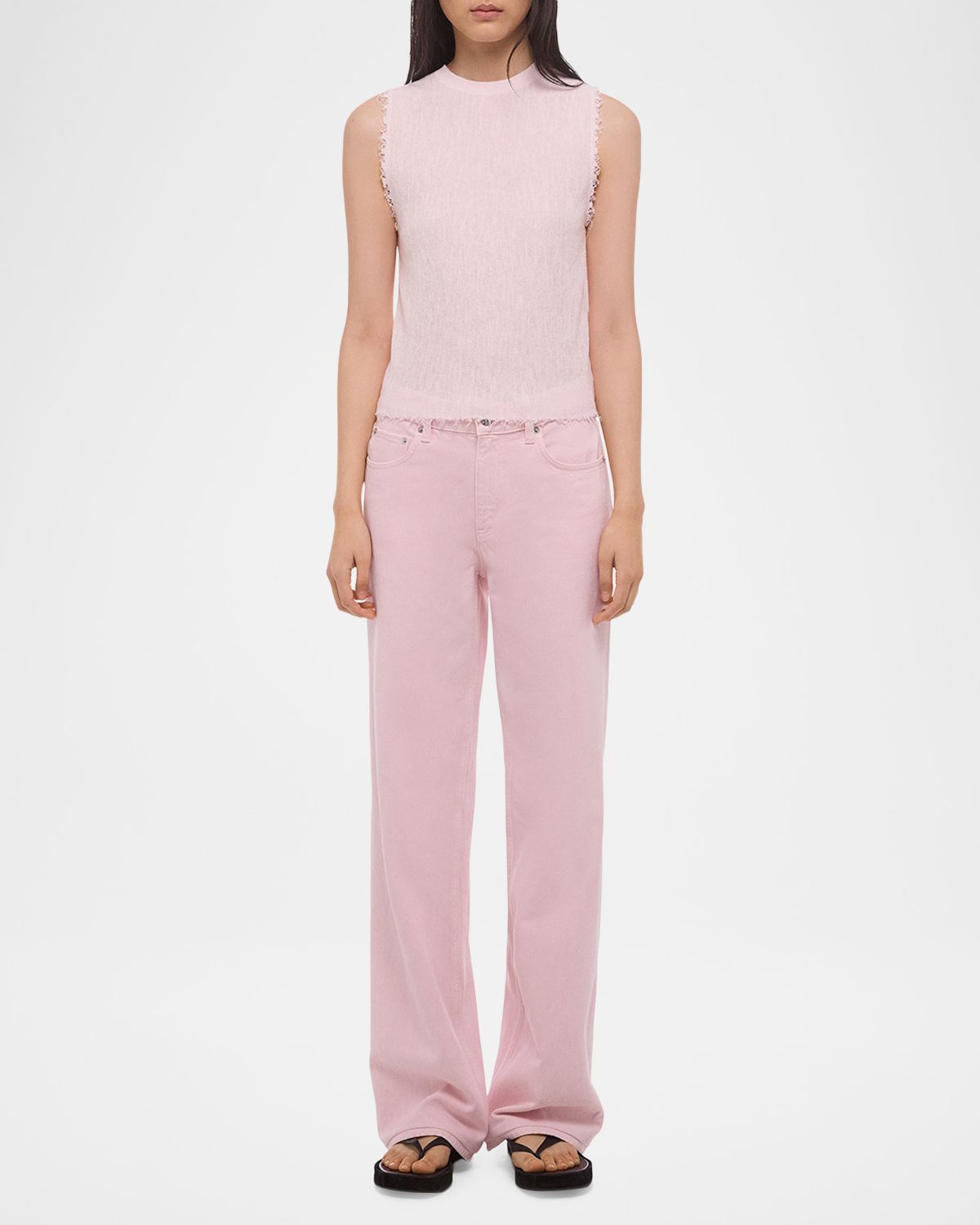 Helmut Lang Raw Edge Tank Top | Thumbnail 2 Helmut Lang Raw Edge Tank Top | Thumbnail 2