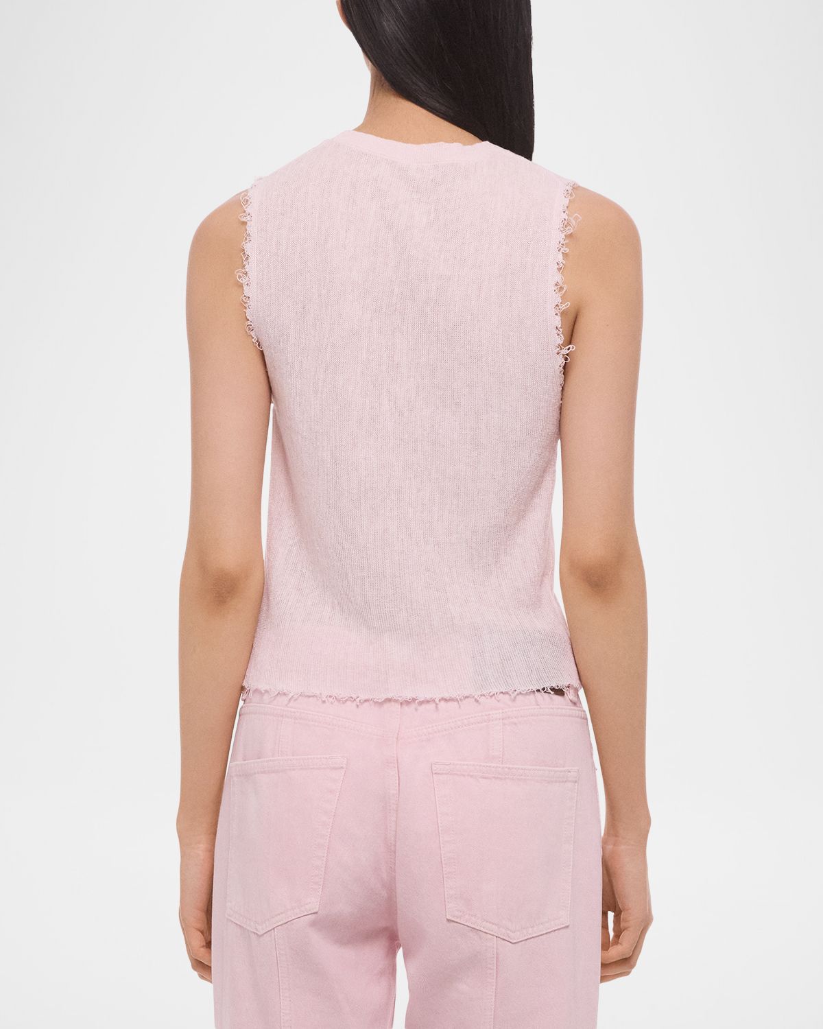 Helmut Lang Raw Edge Tank Top | Thumbnail 3 Helmut Lang Raw Edge Tank Top | Thumbnail 3
