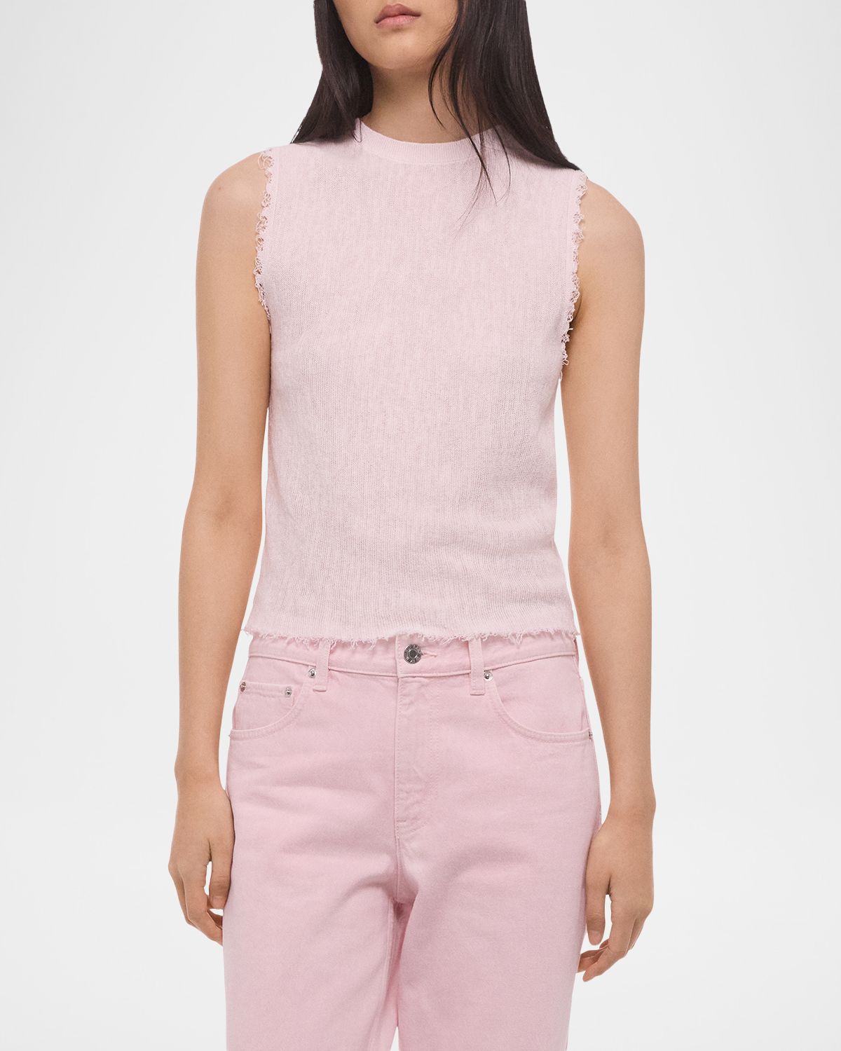 Helmut Lang Raw Edge Tank Top | Thumbnail 7 Helmut Lang Raw Edge Tank Top | Thumbnail 7