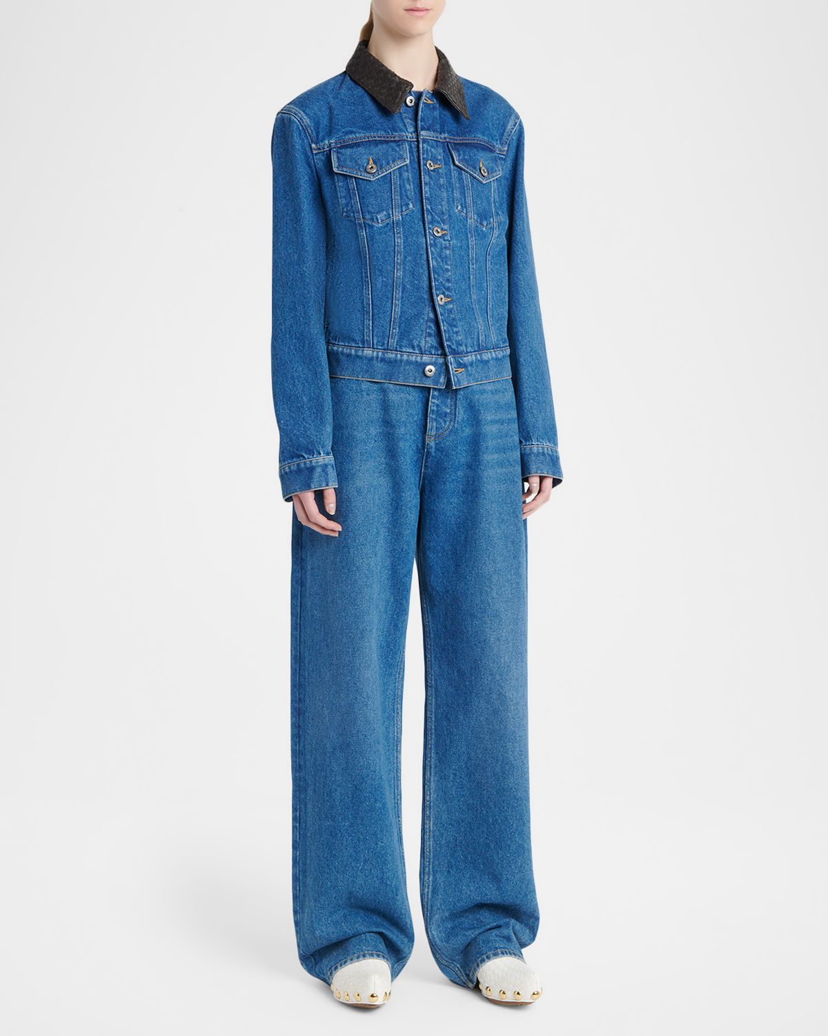 Bottega Veneta High-Waisted Wide-Leg Jeans | Thumbnail 5 Bottega Veneta High-Waisted Wide-Leg Jeans | Thumbnail 5