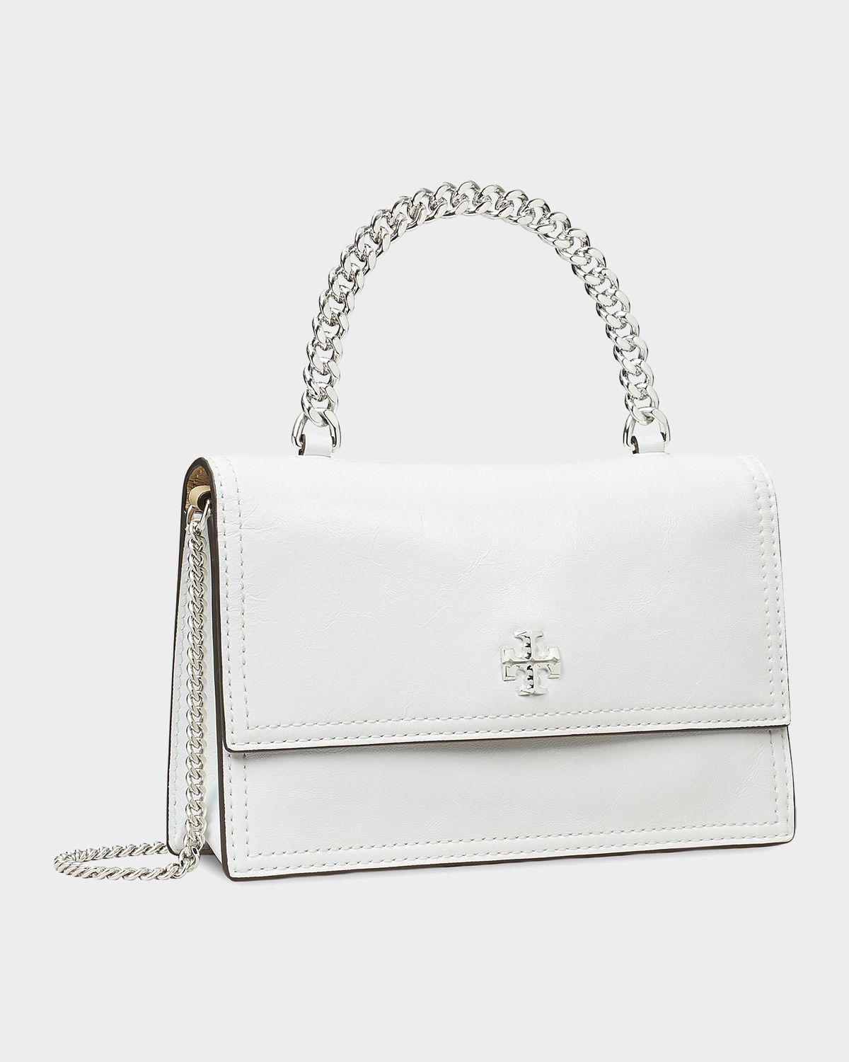 Tory Burch Kira Mini Deconstructed Leather Top-Handle Bag | Thumbnail 4 Tory Burch Kira Mini Deconstructed Leather Top-Handle Bag | Thumbnail 4