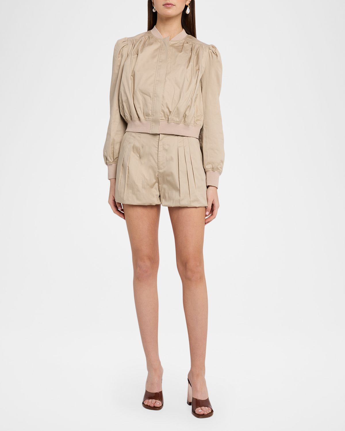 Generation Love Sariah Cotton Sateen Bomber Jacket