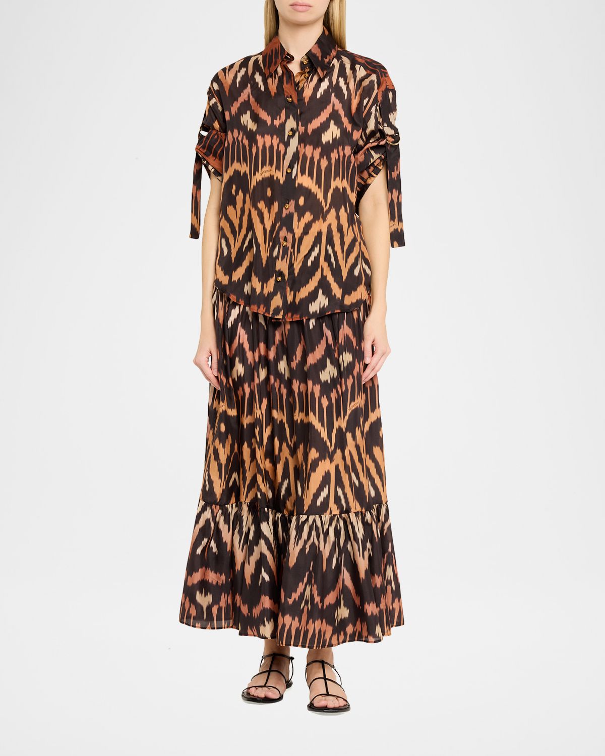 Zimmermann Aster Ikat Relaxed Shirt | Thumbnail 5