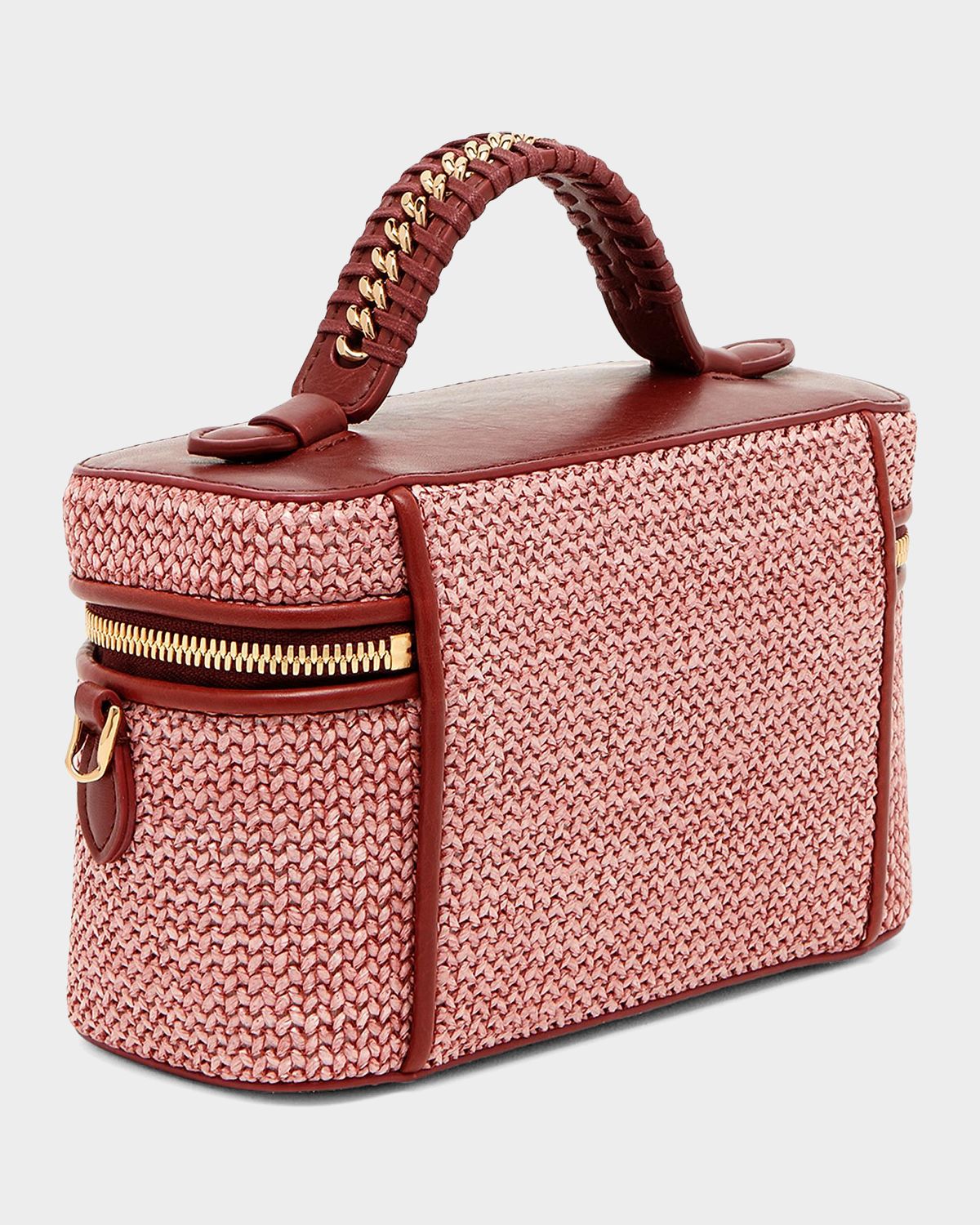 Stella McCartney Falabella Raffia Vanity Case