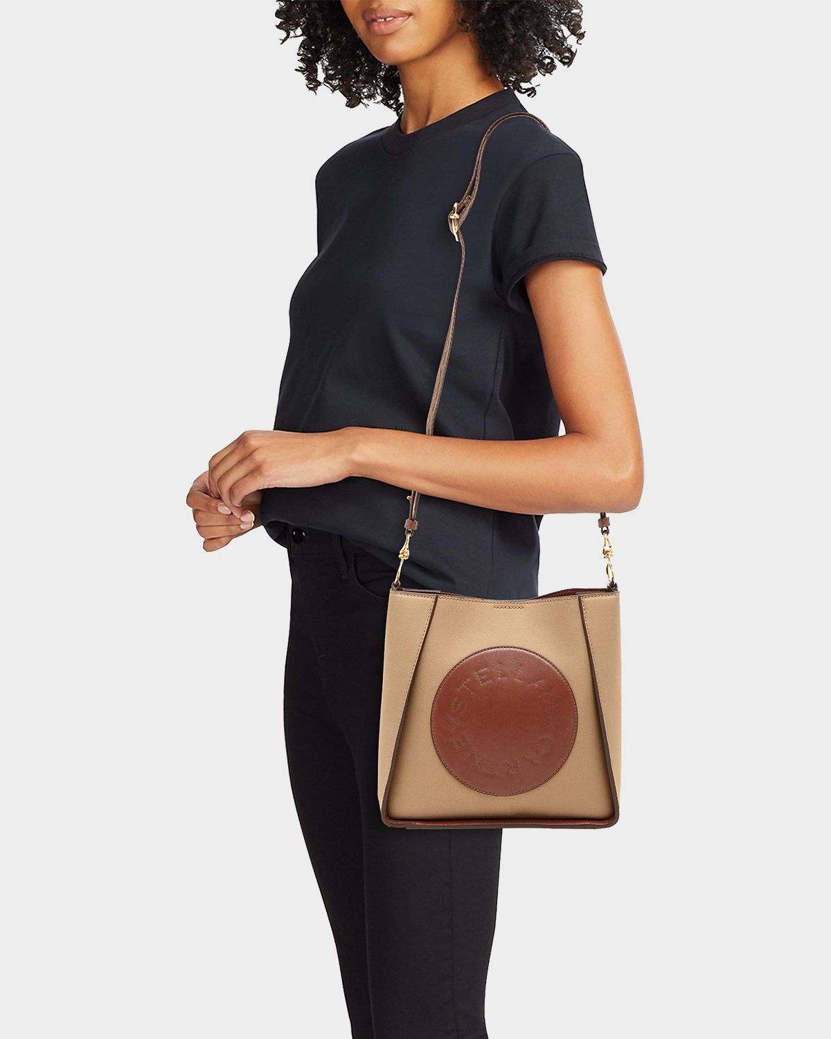 Stella McCartney Logo Cotton Canvas Crossbody Bag | Thumbnail 6 Stella McCartney Logo Cotton Canvas Crossbody Bag | Thumbnail 6