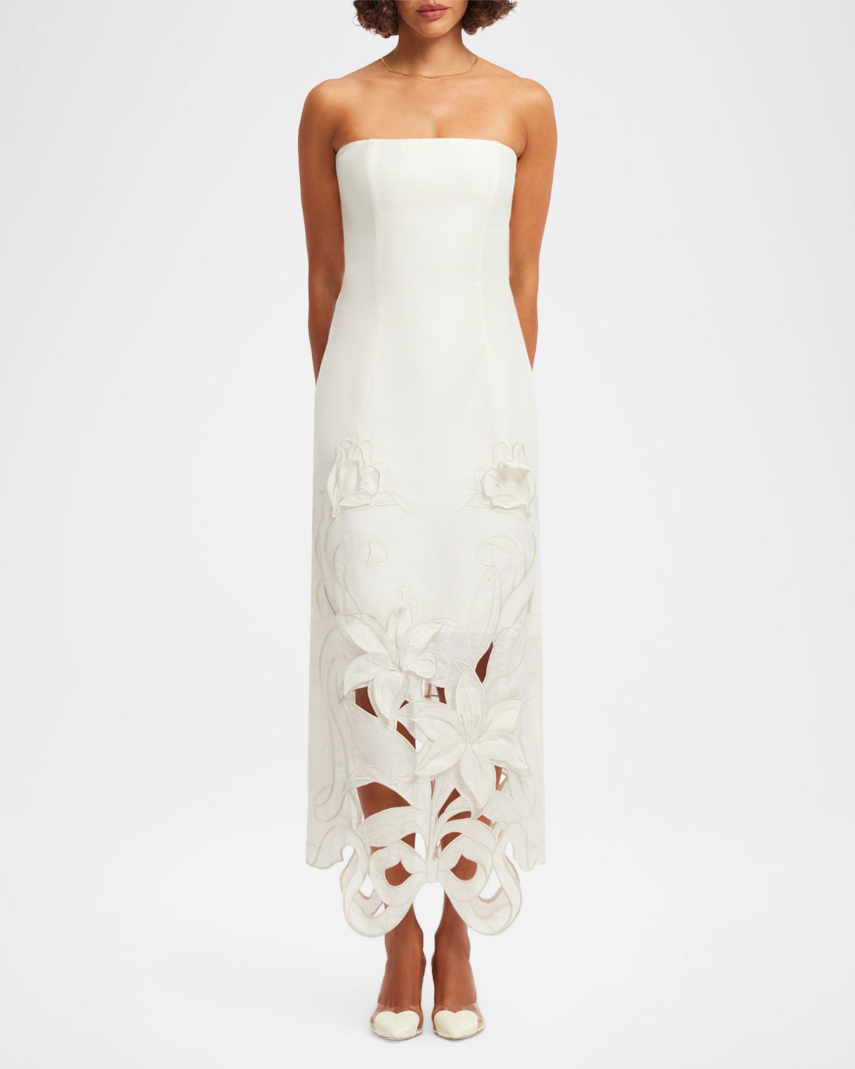 LEO LIN Rayna Applique Bustier Maxi Dress | Thumbnail 7