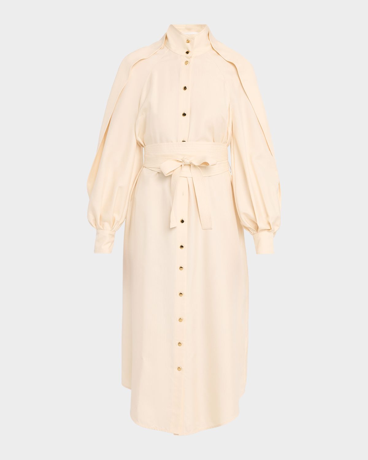 Zimmermann Luna Obi Silk Midi Dress