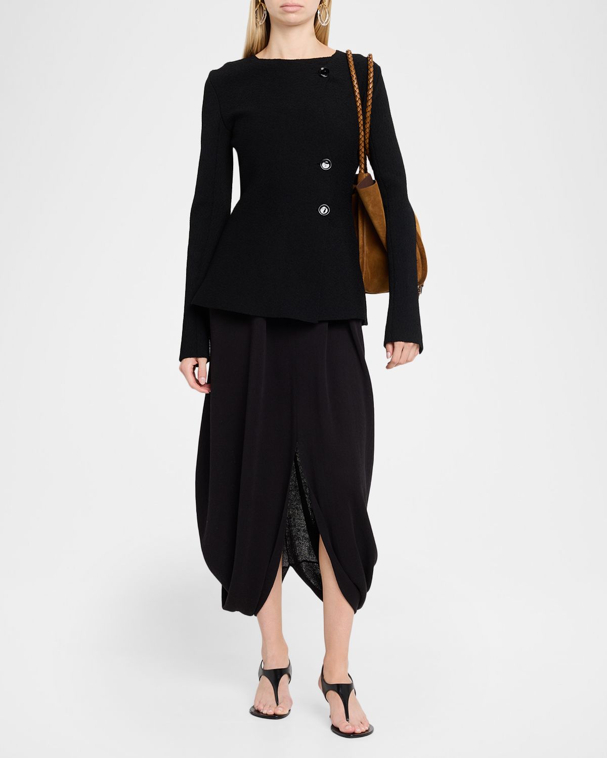 Proenza Schouler Sukki Boucle Collarless Jacket | Thumbnail 5 Proenza Schouler Sukki Boucle Collarless Jacket | Thumbnail 5