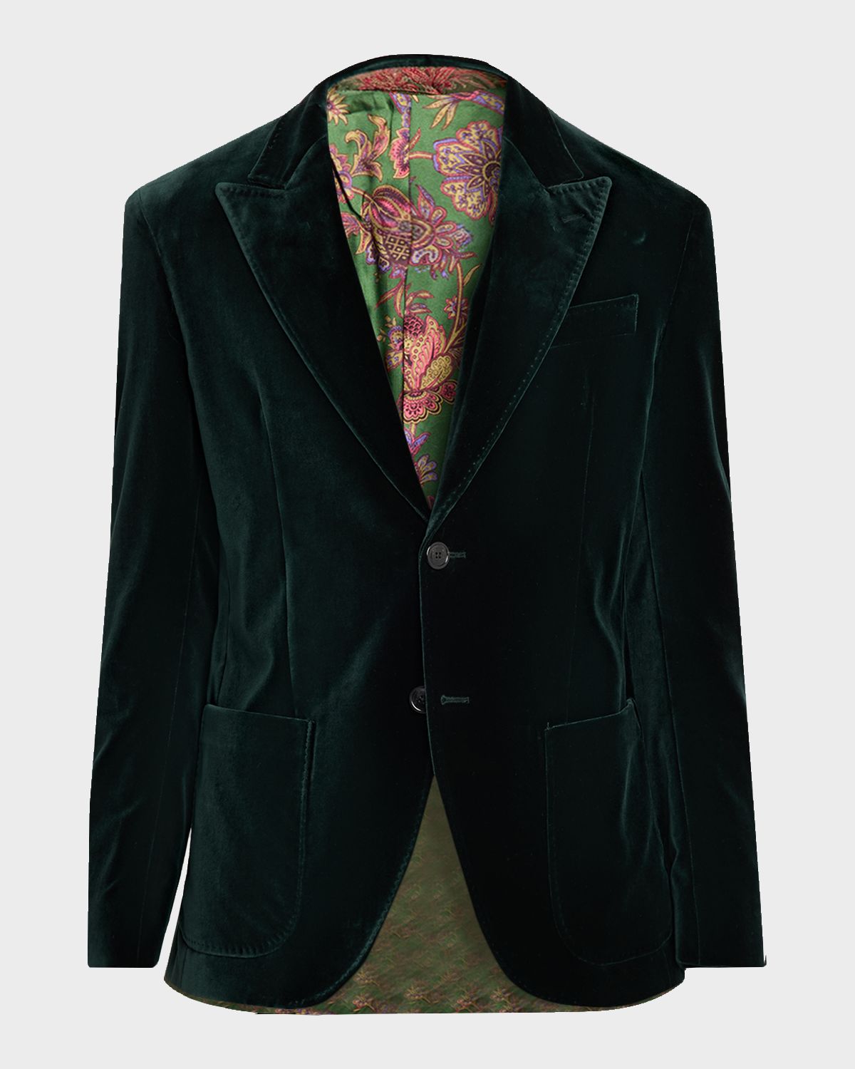 Etro Men 's Roma Peak Lapel Single-Breasted Sport Coat