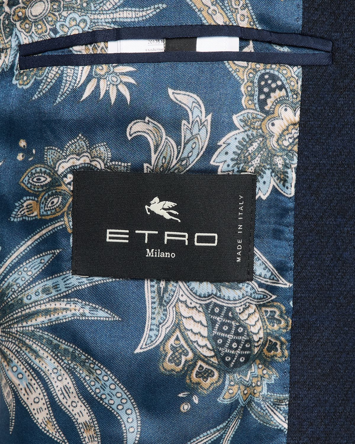 Etro Men 's Textured Peak-Lapel Single-Breasted Sport Coat | Thumbnail 6 Etro Men 's Textured Peak-Lapel Single-Breasted Sport Coat | Thumbnail 6