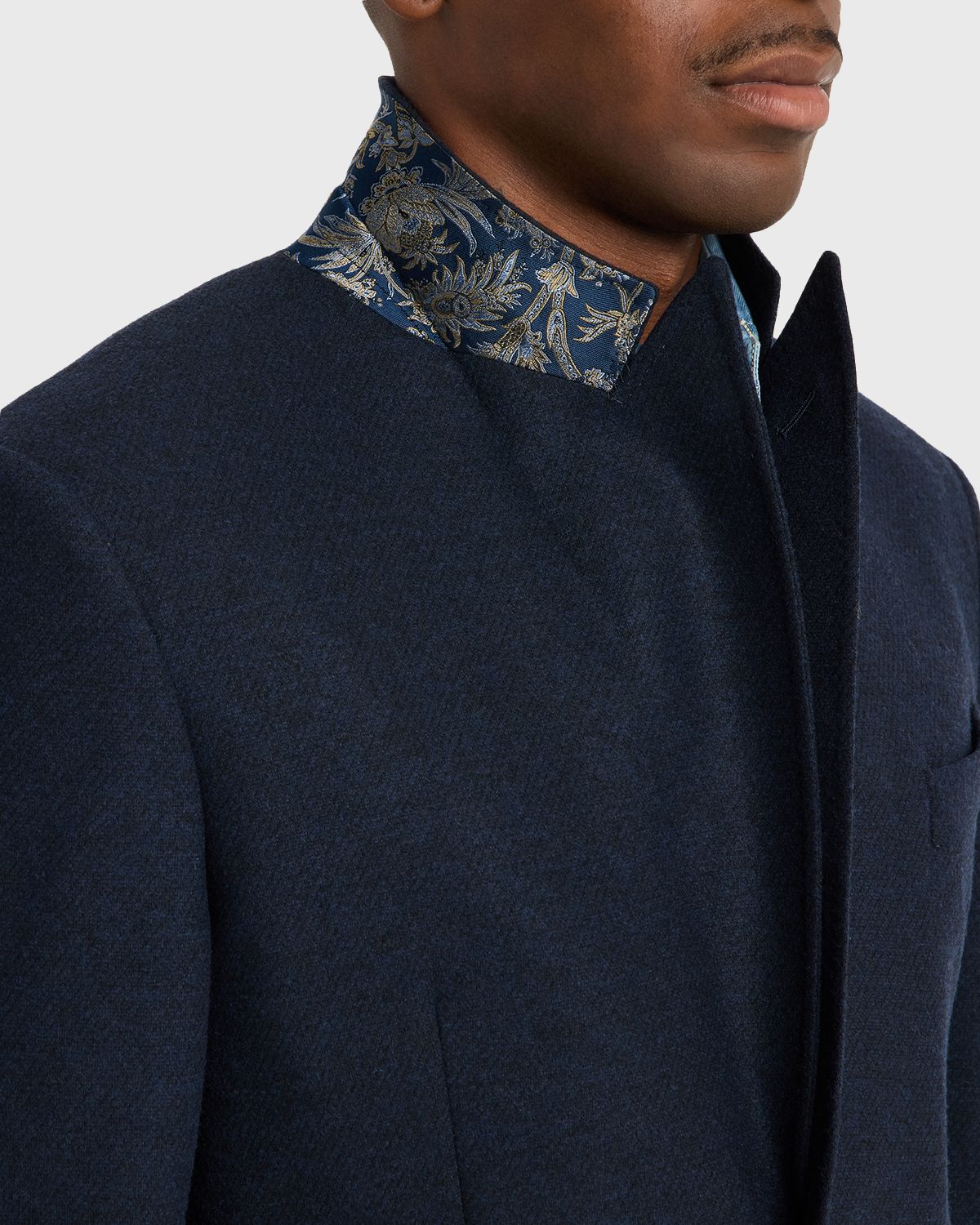 Etro Men 's Textured Peak-Lapel Single-Breasted Sport Coat | Thumbnail 7 Etro Men 's Textured Peak-Lapel Single-Breasted Sport Coat | Thumbnail 7