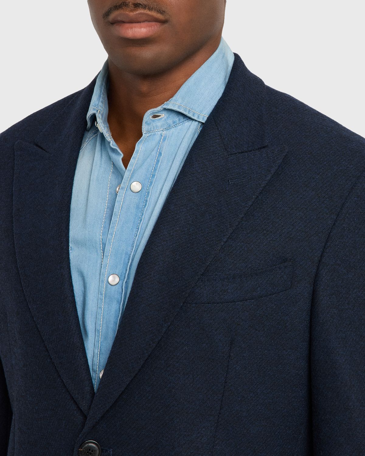 Etro Men 's Textured Peak-Lapel Single-Breasted Sport Coat | Thumbnail 5 Etro Men 's Textured Peak-Lapel Single-Breasted Sport Coat | Thumbnail 5