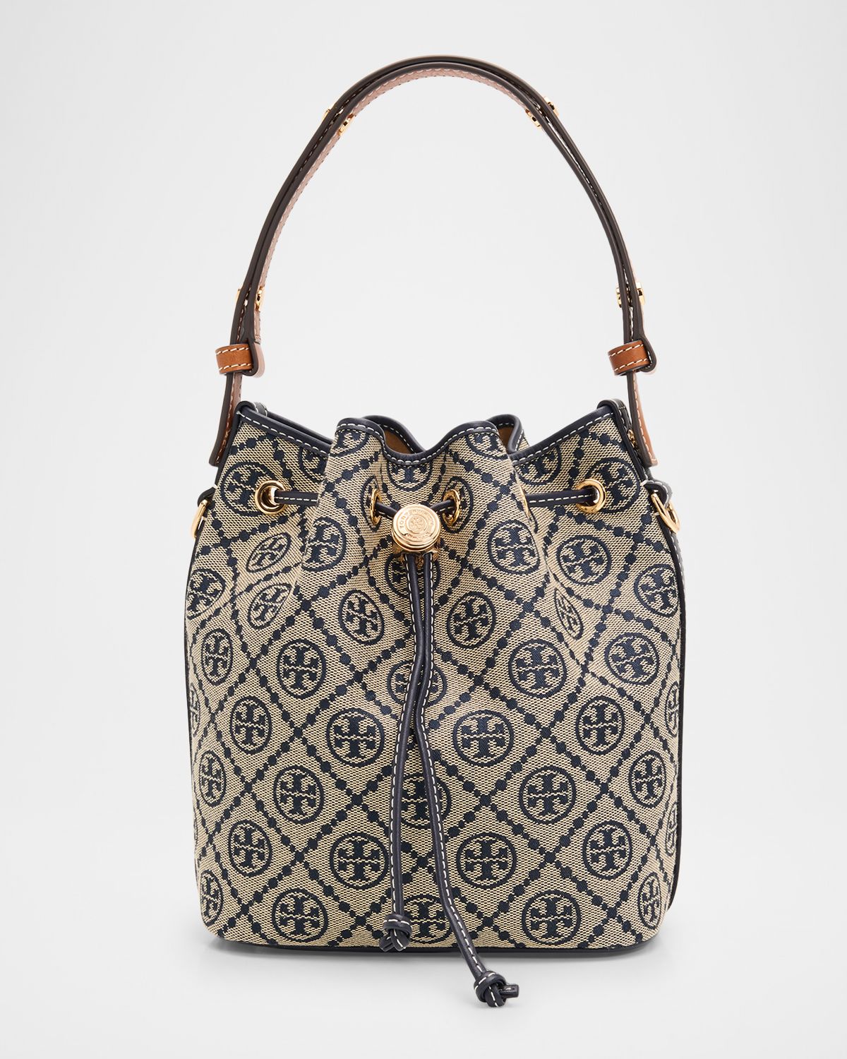 Tory Burch T Monogram Jacquard Bucket Bag