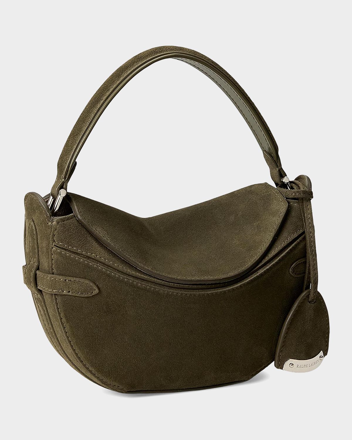 Ralph Lauren Collection Mini Suede Crossbody Bag | Thumbnail 8 Ralph Lauren Collection Mini Suede Crossbody Bag | Thumbnail 8
