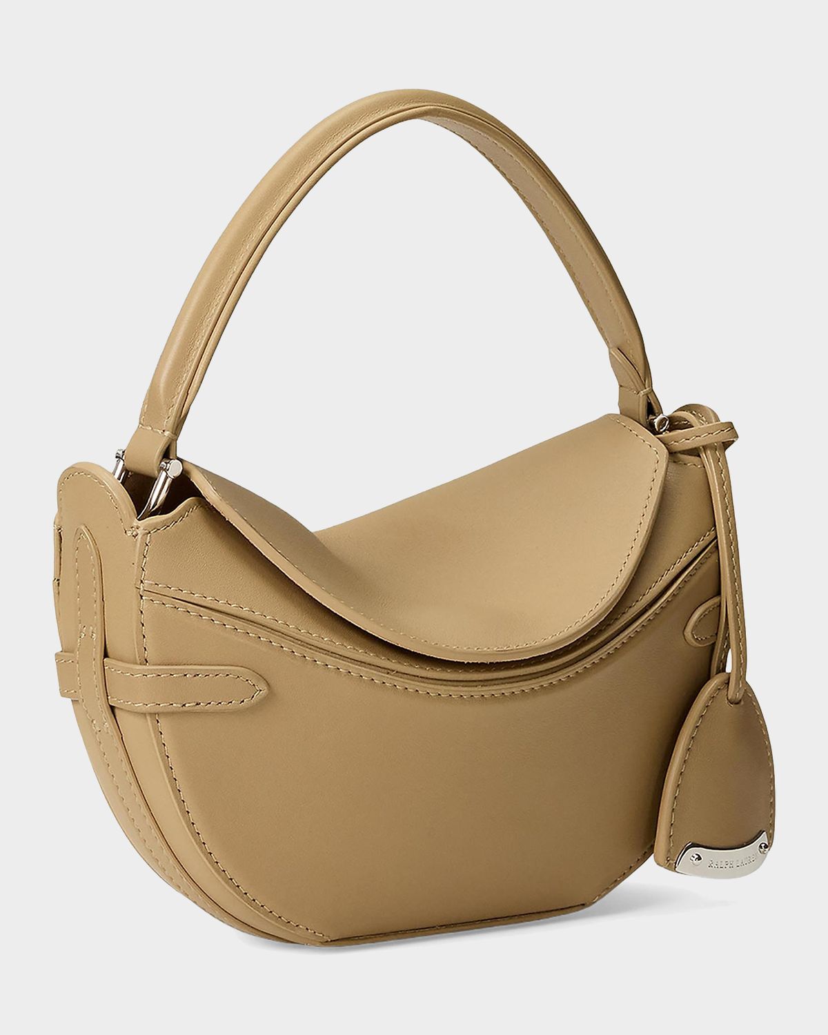 Ralph Lauren Collection Mini Leather Crossbody Bag | Thumbnail 5 Ralph Lauren Collection Mini Leather Crossbody Bag | Thumbnail 5