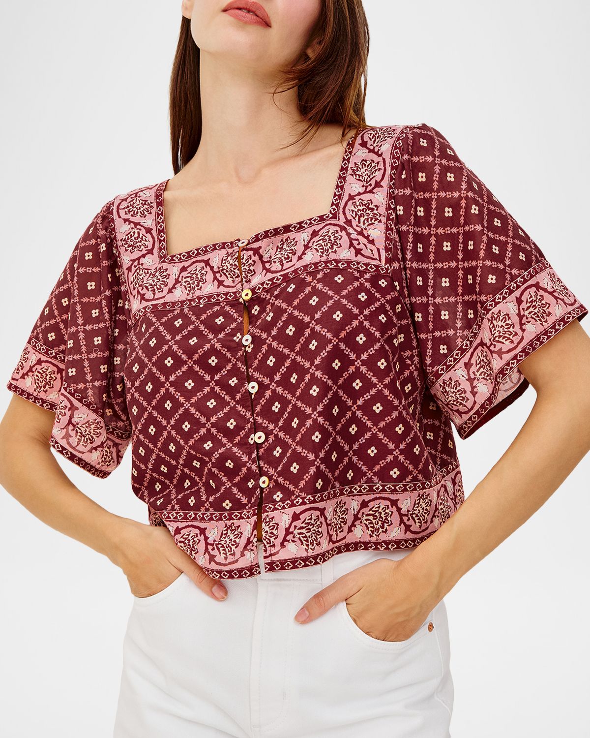 Rails Ellen Printed Crop Top | Thumbnail 4 Rails Ellen Printed Crop Top | Thumbnail 4