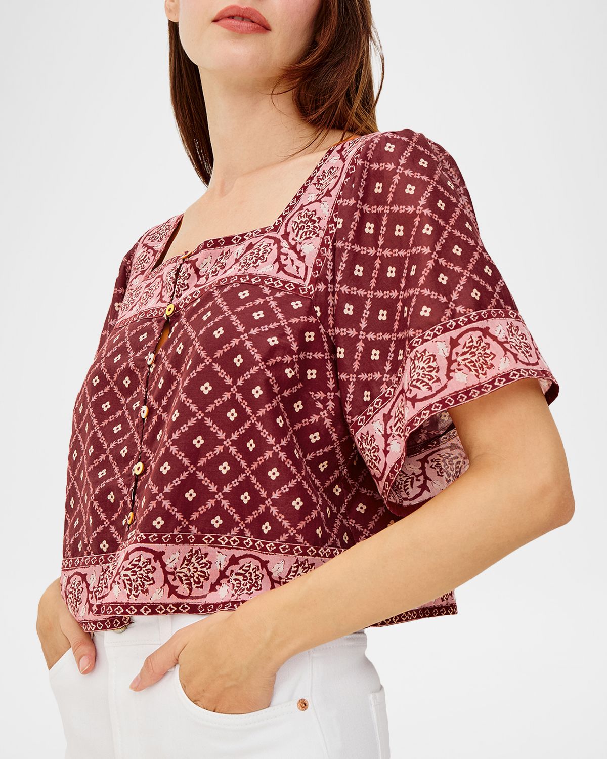 Rails Ellen Printed Crop Top | Thumbnail 6 Rails Ellen Printed Crop Top | Thumbnail 6