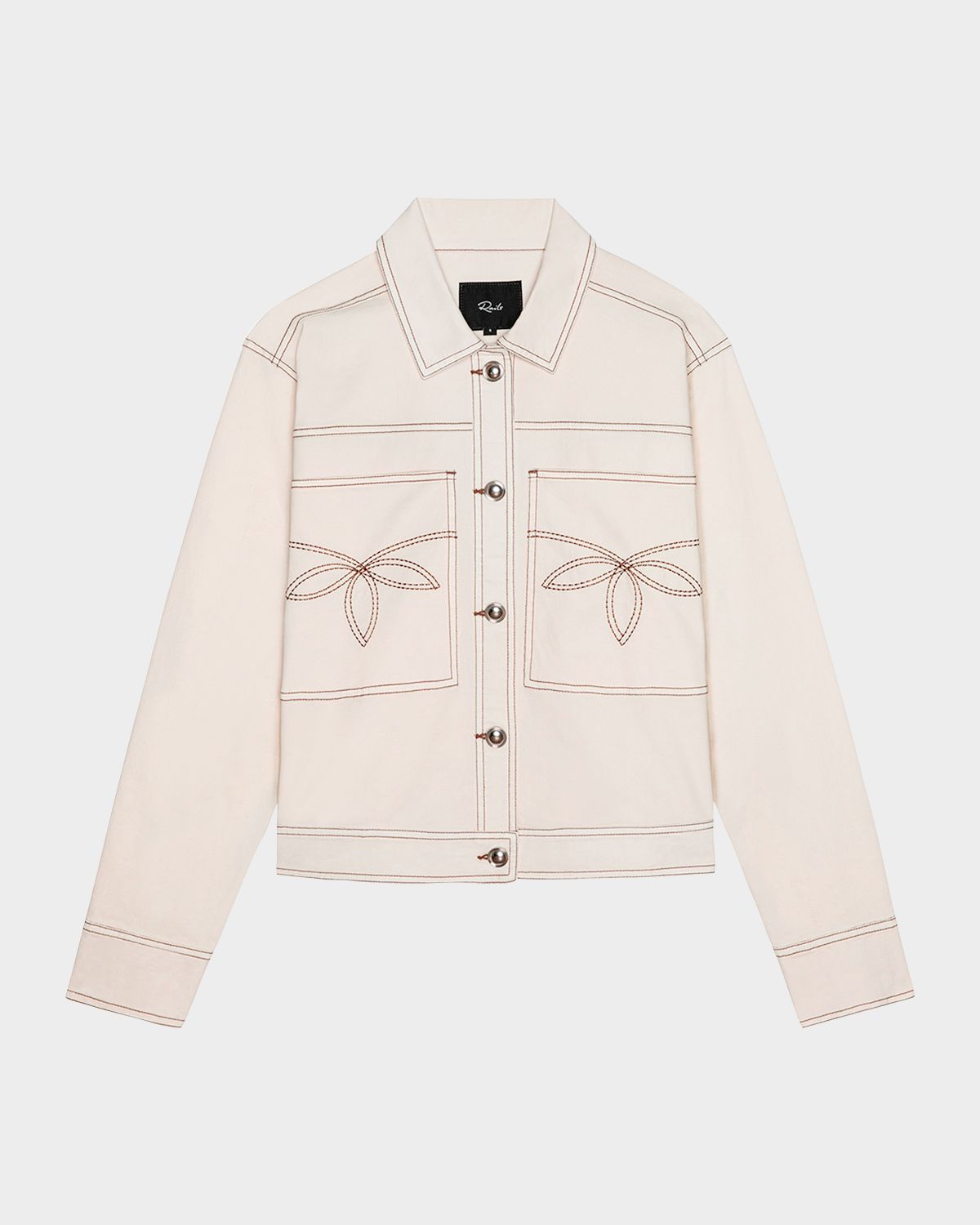 Rails Briggs Top-Stitch Denim Jacket