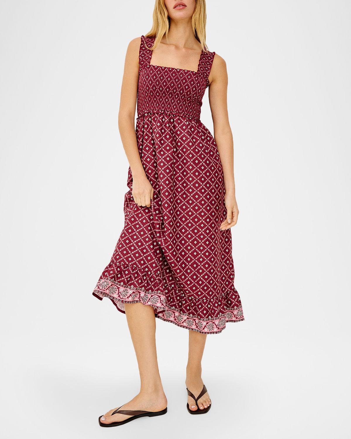Rails Rumi Printed Cotton Midi Dress | Thumbnail 4 Rails Rumi Printed Cotton Midi Dress | Thumbnail 4