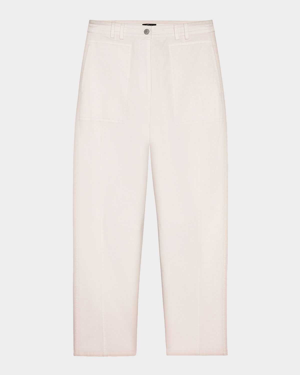 Rails Lunar Stretch-Cotton Twill Straight-Leg Pants
