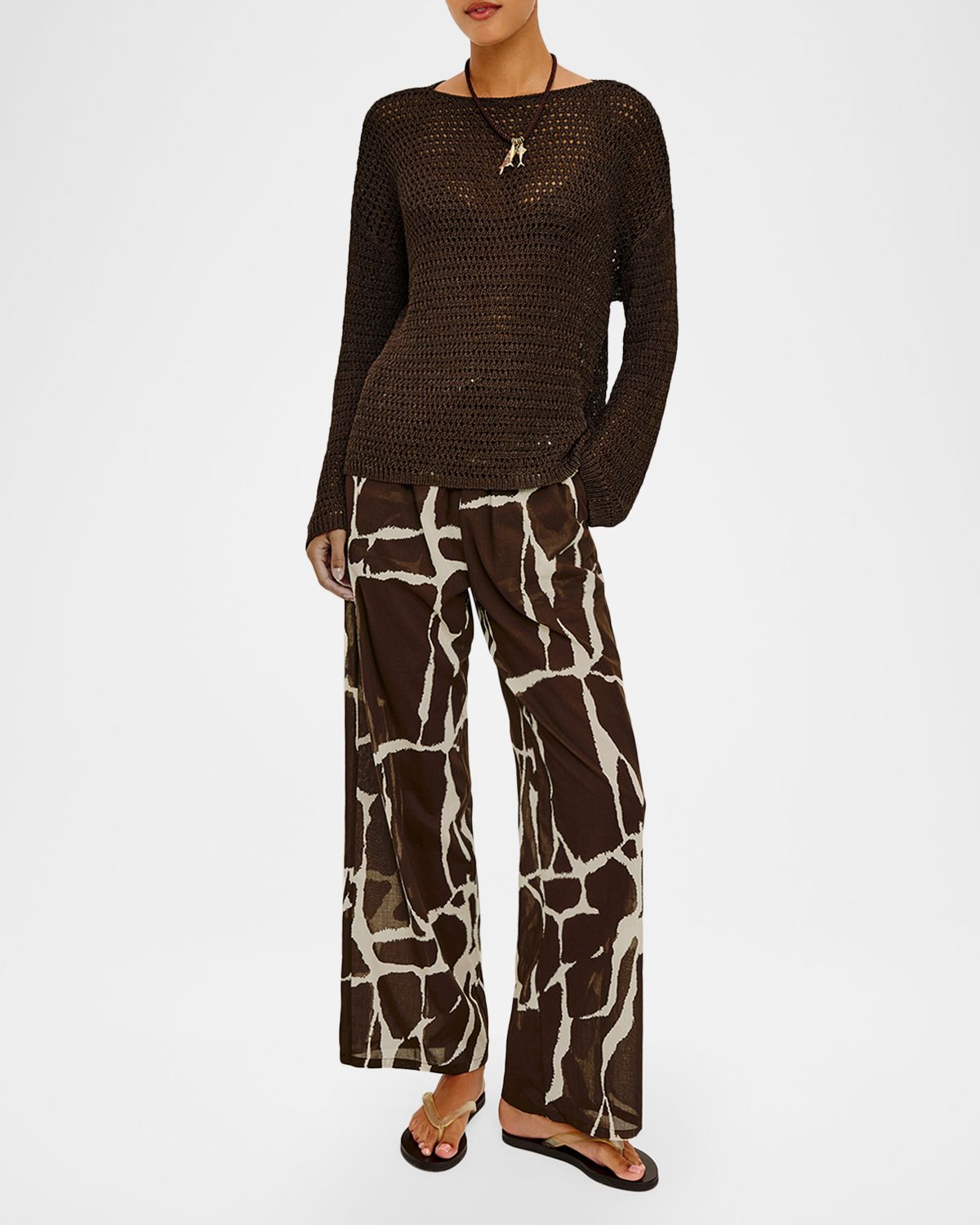 Rails Evangeline Open-Weave Sweater