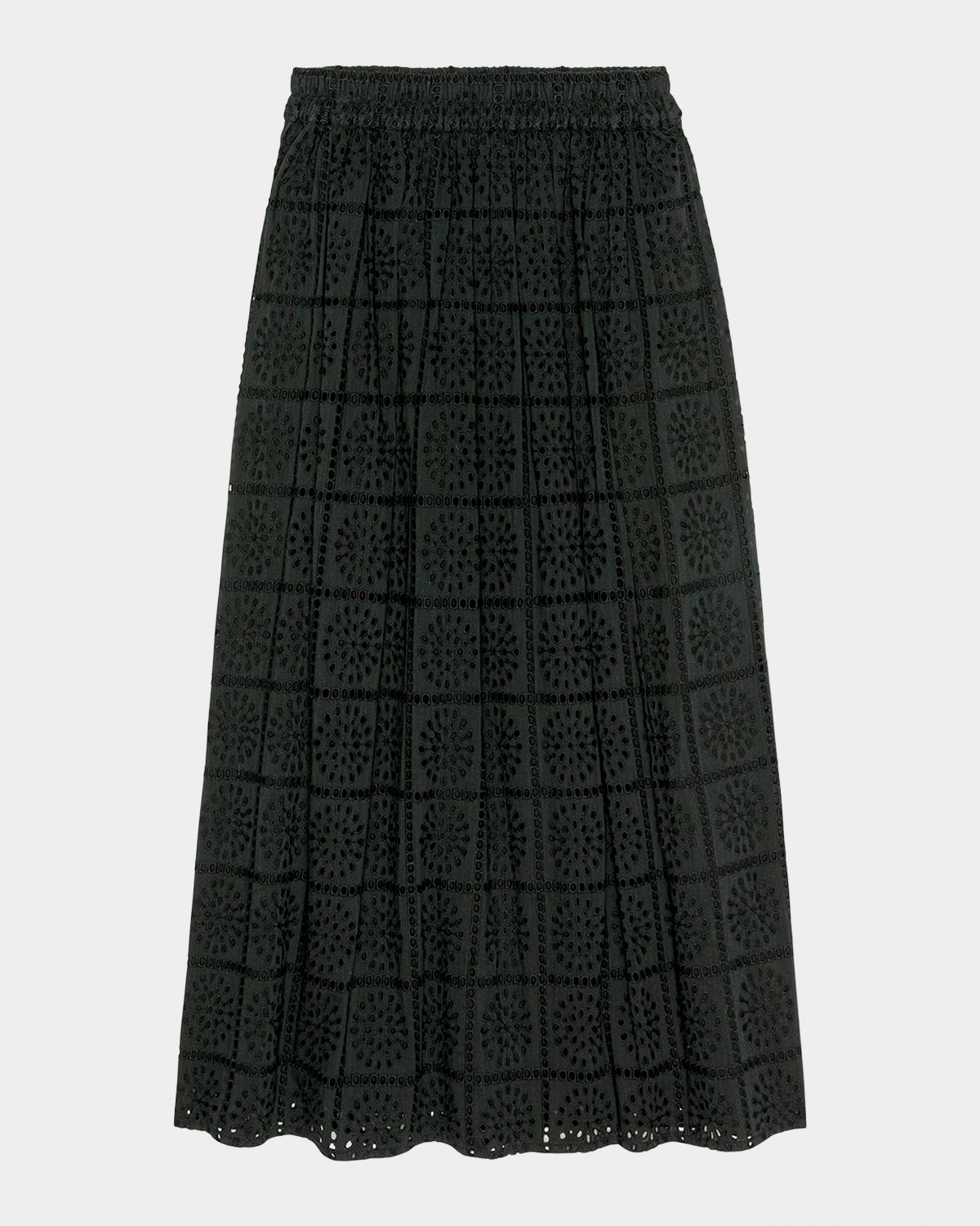 Rails Dax Cotton Eyelet Maxi Skirt