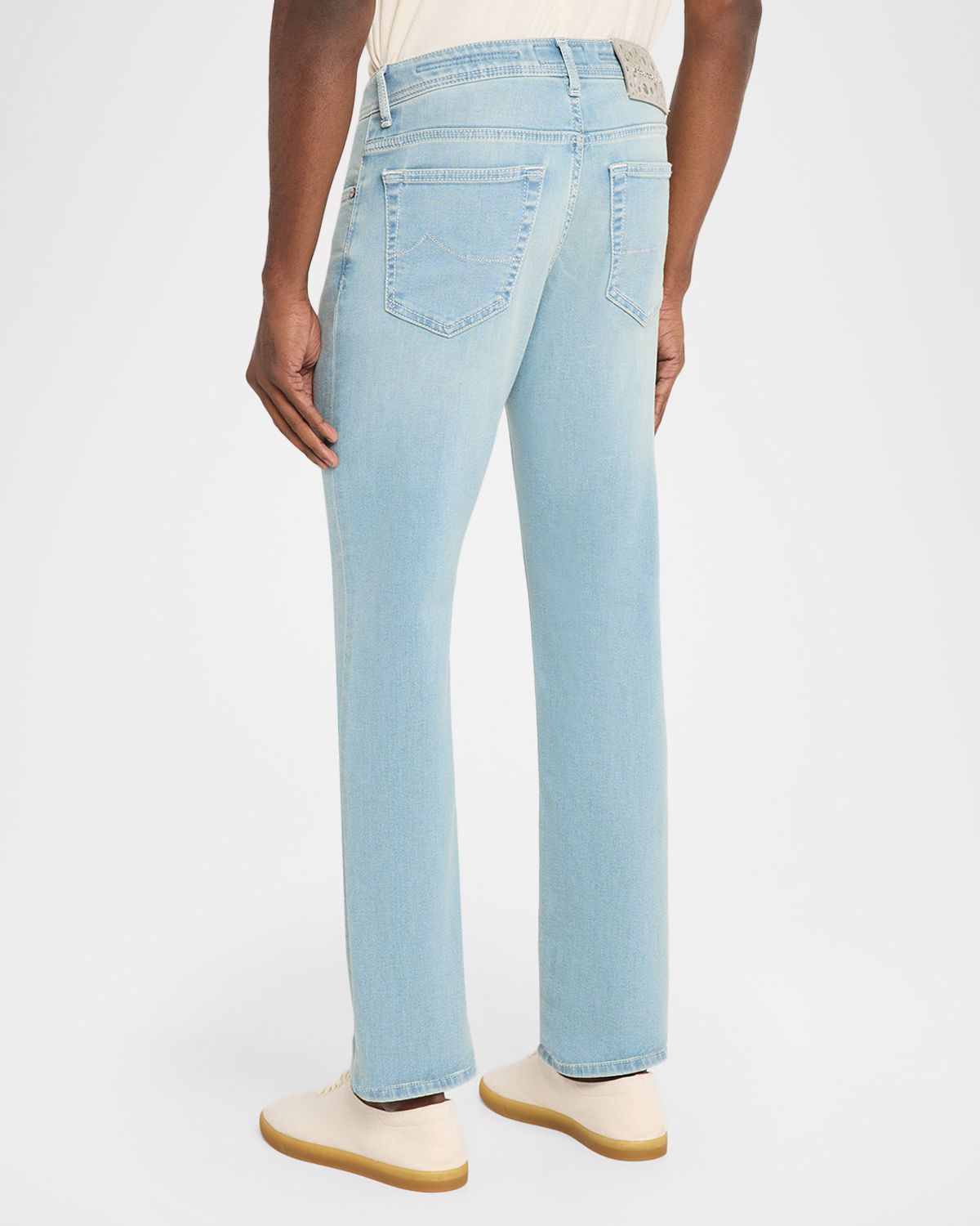 Jacob Cohen Men 's Slim Light-Wash Denim Jeans | Thumbnail 3 Jacob Cohen Men 's Slim Light-Wash Denim Jeans | Thumbnail 3